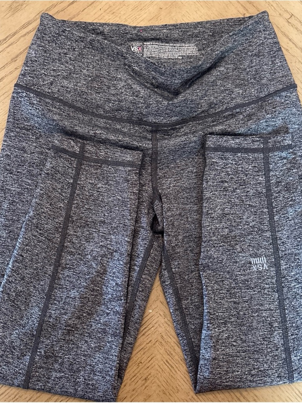 Victoria's Secret VSX Heathered Gray High-Waist Leggings